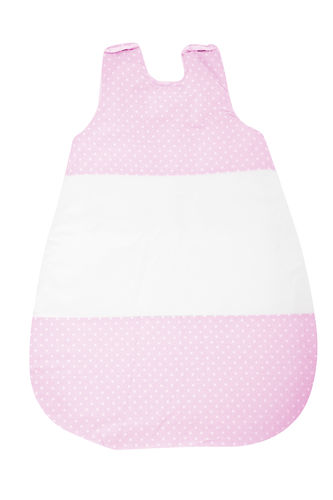 Sleeping bag (0-4 Months) -  2,5 Tog - Pink & White Collection