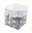 Premium Storage Basket - Polka Dots Collection - White & Grey - Vizaro