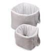 Padded Storage Baskets (2 pieces set) - Grey Stripes Collection - Vizaro