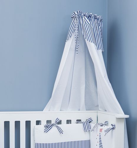 Canopy with holder for baby cot - Little Sailing Boat Collection - Vizaro