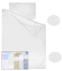 Duvet Cover Bedding Set for Toddler Bed - White Lace Collection - Vizaro