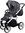 Vizaro Pearl ANTHRACITE & WHITE Frame - Luxury Baby Travel System - 3 in 1