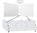 360° Padded Bumper for Co-sleeping-White Lace Collection - Vizaro