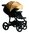 Vizaro Onyx - Beige & Black Chassis - ONLY Pushchair