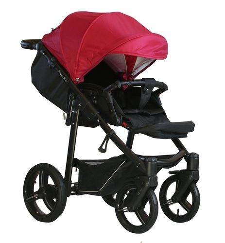 NEW! Vizaro Onyx - Red & Black Chassis - ONLY Pushchair