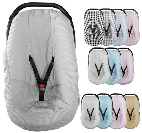 Summer cotton cover for CarSeat Group 0 Vizaro Onyx -  Pearl