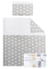 Quilt & pillow for Moses Basket - Polka Dots Collection - White & Grey - Vizaro