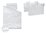 Cot Bumper and Duvet Cover, Pillow case 3 Pieces Set - Grey Stripes Collection - Vizaro