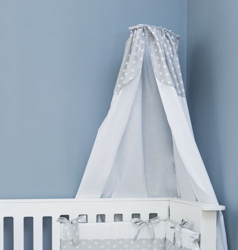 Canopy with holder for baby cot - Little Stars Collection - Vizaro