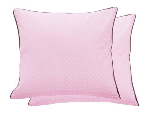 Pillowcase for baby room Decor - Pink & White Collection - Vizaro