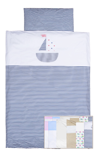 Duvet cover bedding set for Toddler Bed - Little Sailing Boat Collection - Vizaro