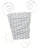 Pram Sun Shade - Polka Dots Collection - White & Grey - Vizaro