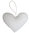 Hanging Hearts for Baby Pram decor (1 Pieces) - Grey Stripes Collection - Vizaro