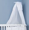 Canopy with holder for baby cot - White Lace Collection - Vizaro
