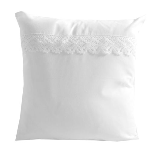 Pillowcase for baby room Decor - White Lace Collection - Vizaro