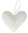 Hanging Hearts for Baby Pram decor (1 Pieces) - White Lace Collection - Vizaro