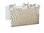 Padded Bumper Cot Bed - Beige Stripes with Lace Collection - Vizaro