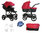 NEW! Vizaro Onyx - Red & Black Chassis - 2 in 1 Travel System - Pram & Pushchair