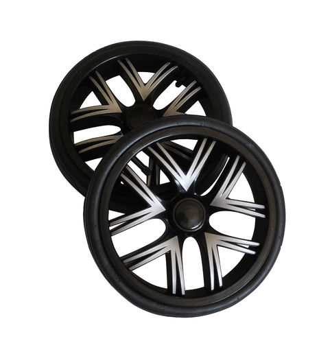 2 Units Rear Black wheels Vizaro PEARL