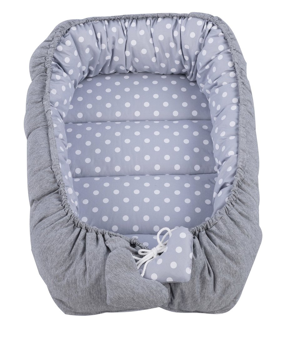 Baby Nest - Grey Polka Dots Collection