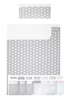 3 piece Bedding Set of Sheets for Crib 50x80cm - Polka Dots Collection - White & Grey