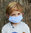 Pack 10x Face Mask 100% Cotton for Children Blue