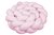 Padded Bumper Braid for Crib, Cradle, Cot Bed (210cm) - Pink - Vizaro