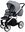 Vizaro Pearl LEATHER ARCTIC GREY & WHITE Frame - Luxury Baby Travel System - 3 in 1