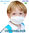 PACK 5x Face Mask TRIMATT COTTONBLOCK - 100% Cotton Water-repellent - CHILDREN 3 to 5
