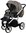 Vizaro Pearl NOUGAT LEATHER & WHITE Frame - Baby Travel System - 3 in 1