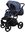 Vizaro Pearl DENIM BLUE & BLACK Frame - Luxury Baby Travel System - 3 in 1