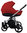Vizaro Pearl2021 SCARLET RED & SILVER Frame - Luxury Baby Travel System - 2 en 1