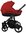 Vizaro Pearl SCARLET RED & BLACK Frame - Luxury Baby Travel System - 2 en 1