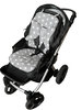 Pad Mat for Baby Stroller Pushchair Seat Liner - Grey Stars -Polka Dots Collection Vizaro