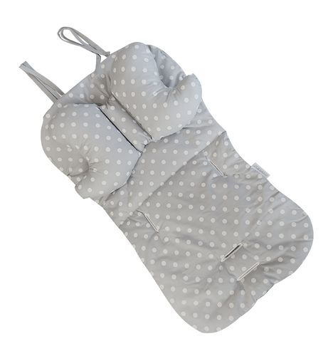 Pad Mat for Baby Stroller Pushchair Seat Liner  - Polka Dots Collection Vizaro